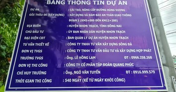 Đồng Nai: Duy nhất một liên danh “máu mặt” dự gói thầu gần 252 tỷ đồng?