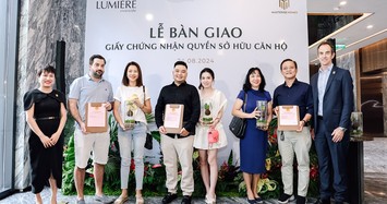 Masterise Homes bàn giao sổ hồng cho cư dân LUMIÈRE riverside đúng cam kết