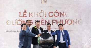 Khởi công xây dựng đường Liên Phường- đường dẫn và cầu bắc qua Rạch Mương Kinh