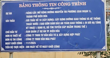 Đồng Nai: Cận cảnh đường Nguyễn Tri Phương TP Biên Hòa