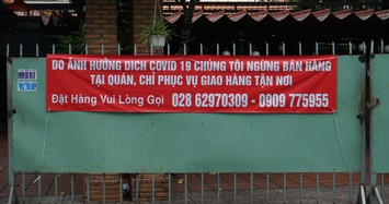 Nhà hàng, quán ăn tại TP HCM đồng loạt đóng cửa, ngưng phục vụ tại chỗ 