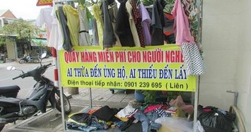 Ấm lòng tủ quần áo từ thiện tự chọn cho người nghèo giữa đông lạnh