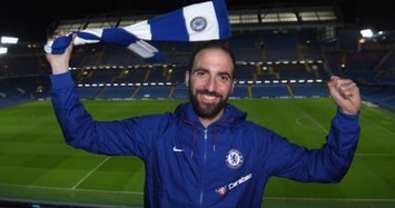 Chuyển nhượng bóng đá mới nhất: Chelsea chốt xong thương vụ Higuain