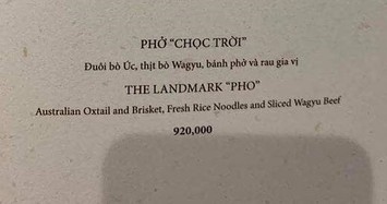 CĐM phát hoảng với những bát phở “giá trên trời” 