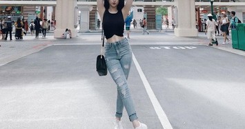 Hotgirl Linh Ka chăm diện khoe eo siêu nhỏ bất thường