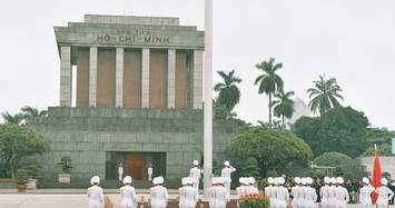 Lễ thượng cờ rủ ngày Quốc tang Tổng Bí thư Nguyễn Phú Trọng