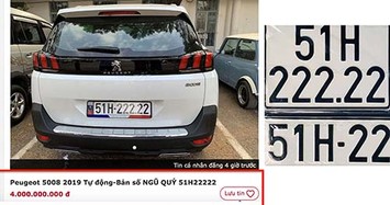 Peugeot 5008 biển ngũ quý 2 rao bán 4 tỷ 