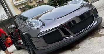 Con rể Minh Nhựa lại khoe siêu xe Porsche 911 GT3 RS 