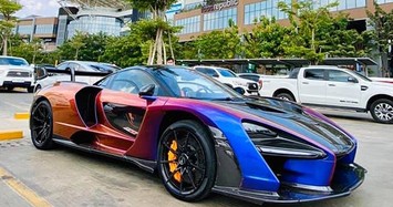 Cận cảnh McLaren Senna trăm tỷ của đại gia Sài Gòn lăn bánh ở Campuchia