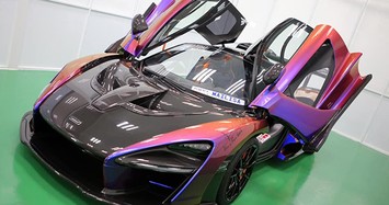 Cận cảnh siêu xe McLaren Senna 50 tỷ biển số Campuchia của đại gia Sài Gòn 