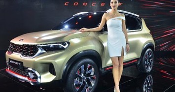 Kia Sonet 2021 cỡ nhỏ giá rẻ 'lộ hàng' trước ngày ra mắt