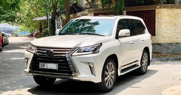 Cận cảnh Lexus LX570 chạy 4 năm có giá hơn 6 tỷ ở Hà Nội 