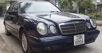 Cận cảnh xe sang Mercedes E230 biển số đẹp giá chỉ 100 triệu 