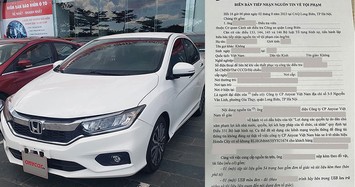 Honda City bị tua ngược ODO, Anycar tố một facebooker lên công an