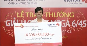 Xôn xao người trúng Jackpot của Viettlot 2 lần 