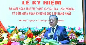 Phát biểu của Tổng Bí thư tại kỷ niệm 80 năm Ngày truyền thống Tổng cục Chính trị