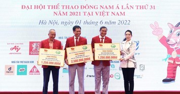 Golf Long Thành trao thưởng 5 tỷ đồng cho các VĐV thành tích xuất sắc