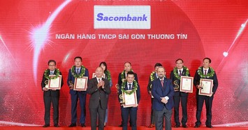 Sacombank nhận 2 giải thưởng từ Vietnam Report