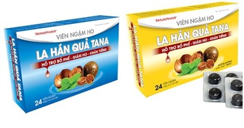 Viên ngậm ho La Hán Quả Tana vi phạm về quảng cáo