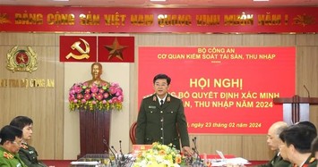 Xác minh thu nhập, tài sản của 8 trưởng phòng thuộc Bộ Công an