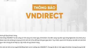 Tổ chức nào tấn công trang web của công ty chứng khoán VNDIRECT?