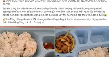 Giáo viên rơi nước mắt nói về 'suất cơm chỉ có 2 miếng chả'