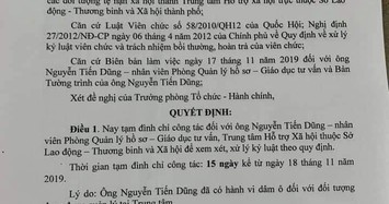 Tạm đình chỉ cán bộ Trung tâm hỗ trộ xã hội TPHCM bị tố dâm ô nhiều bé gái.