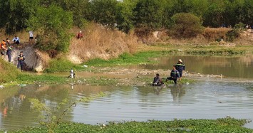 Lực lượng chức năng tại hiện trường.