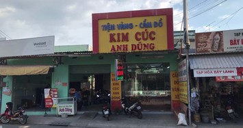 Tiệm vàng nơi xảy ra vụ việc.