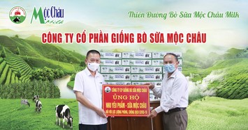 Mộc Châu Milk trao tặng sữa tươi tới người dân và tuyến đầu chống dịch