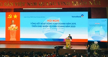 Lợi nhuận riêng lẻ năm 2019 của VietinBank đạt 11.500 tỷ, mục tiêu 2020 tăng 10%