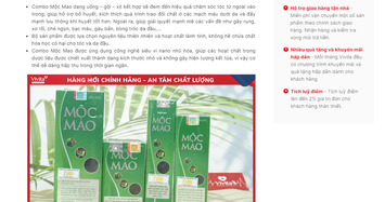 Thực phẩm bảo vệ sức khỏe Mộc Mao: Quảng cáo tràn lan, bất chấp cảnh báo?