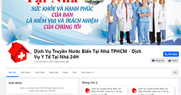 Loạn quảng cáo dịch vụ truyền nước biển tại nhà