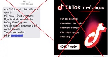 Loạt bẫy lừa đảo tuyển dụng làm việc trên TikTok