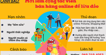 Video: Mất hàng tỷ đồng vì chiêu lừa tuyển CTV bán hàng online