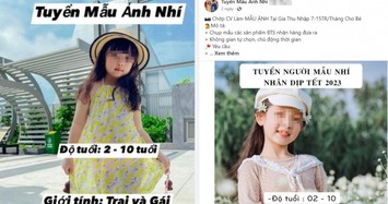 Chiêu thức lừa đảo mới, tuyển người mẫu nhí