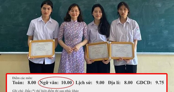 Chân dung nữ sinh đạt điểm 10 môn Văn duy nhất cả nước