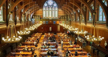 Lạc lối ở canteen đại học Harvard đẹp như mơ 