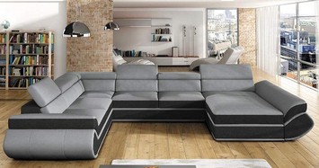 Làm mới phòng khách bằng ghế sofa giường đón Tết 