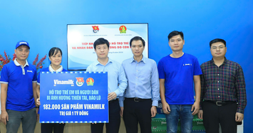 Vinamilk hỗ trợ 550.000 sản phẩm thiết yếu cho dân vùng bão lũ