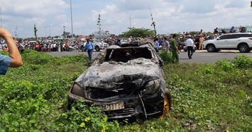 Hiện trường hàng trăm cảnh sát trục vớt xe Mercedes rơi xuống kênh, đưa thi thể 3 người ra ngoài