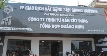 Đình chỉ hoạt động 13 văn phòng bất động sản ở Móng Cái