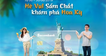 Sử dụng thẻ của Sacombank có cơ hội đi Mỹ 