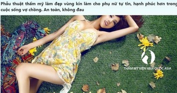 Thẩm mỹ viện Dr Lee: Ngang nhiên quảng cáo dịch vụ cấm thực hiện 