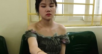 Hotgirl xinh đẹp đang phê ma túy bị công an ập đến bắt giữ