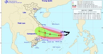 Tin mới nhất bão số 6: Gió giật cấp 15, miền Trung mưa dữ dội