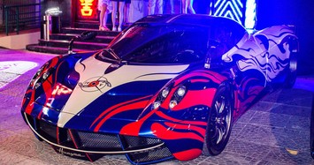 Siêu xe Pagani Huayra 80 tỷ của Minh Nhựa phối màu độc đáo