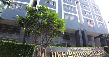 Cư dân Dream Home Luxury của công ty Công ty CP Nhà Mơ treo băng rôn đòi sổ hồng