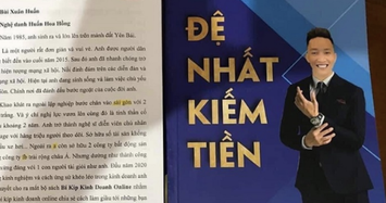 Huấn 'hoa hồng' bị phạt 17,5 triệu vì xuất bản sách 'Đệ nhất kiếm tiền'