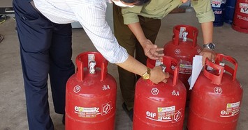 2 cơ sở kinh doanh gas có dấu hiệu giả mạo nhãn hiệu hàng hóa